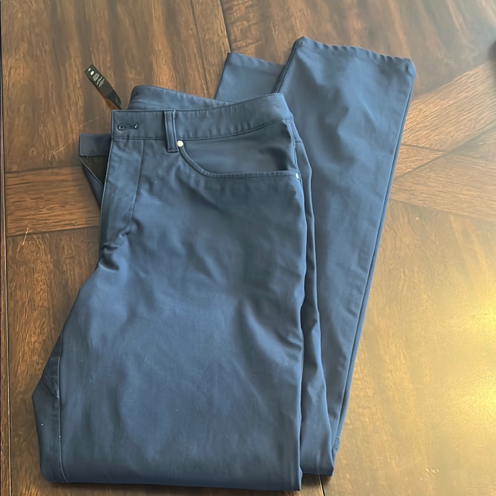 Lulu lemon Men's abc Blue Pants 32 length